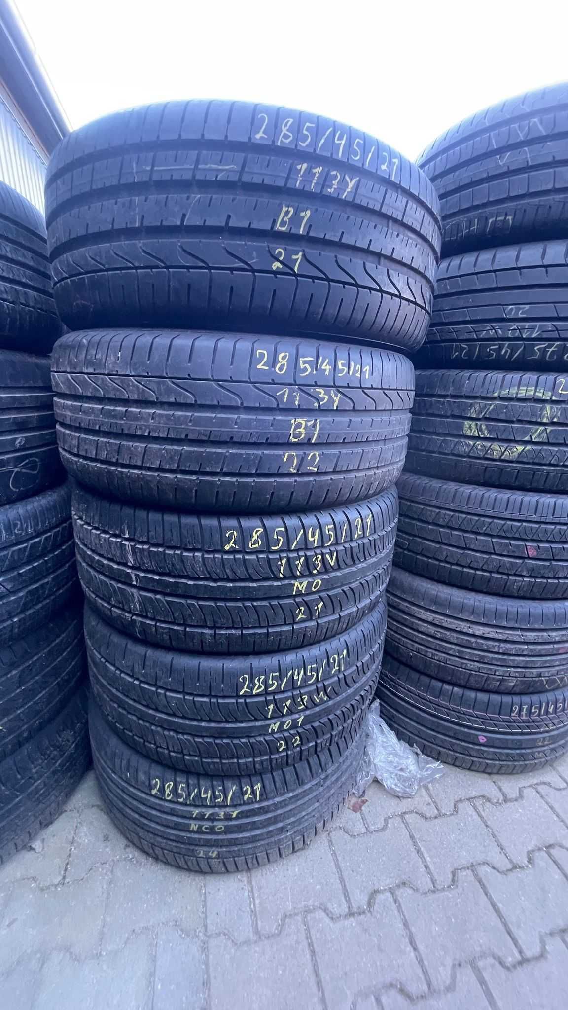 Opony pojedyncze 285/45R21 Michelin Continental Dunlop Pirelli