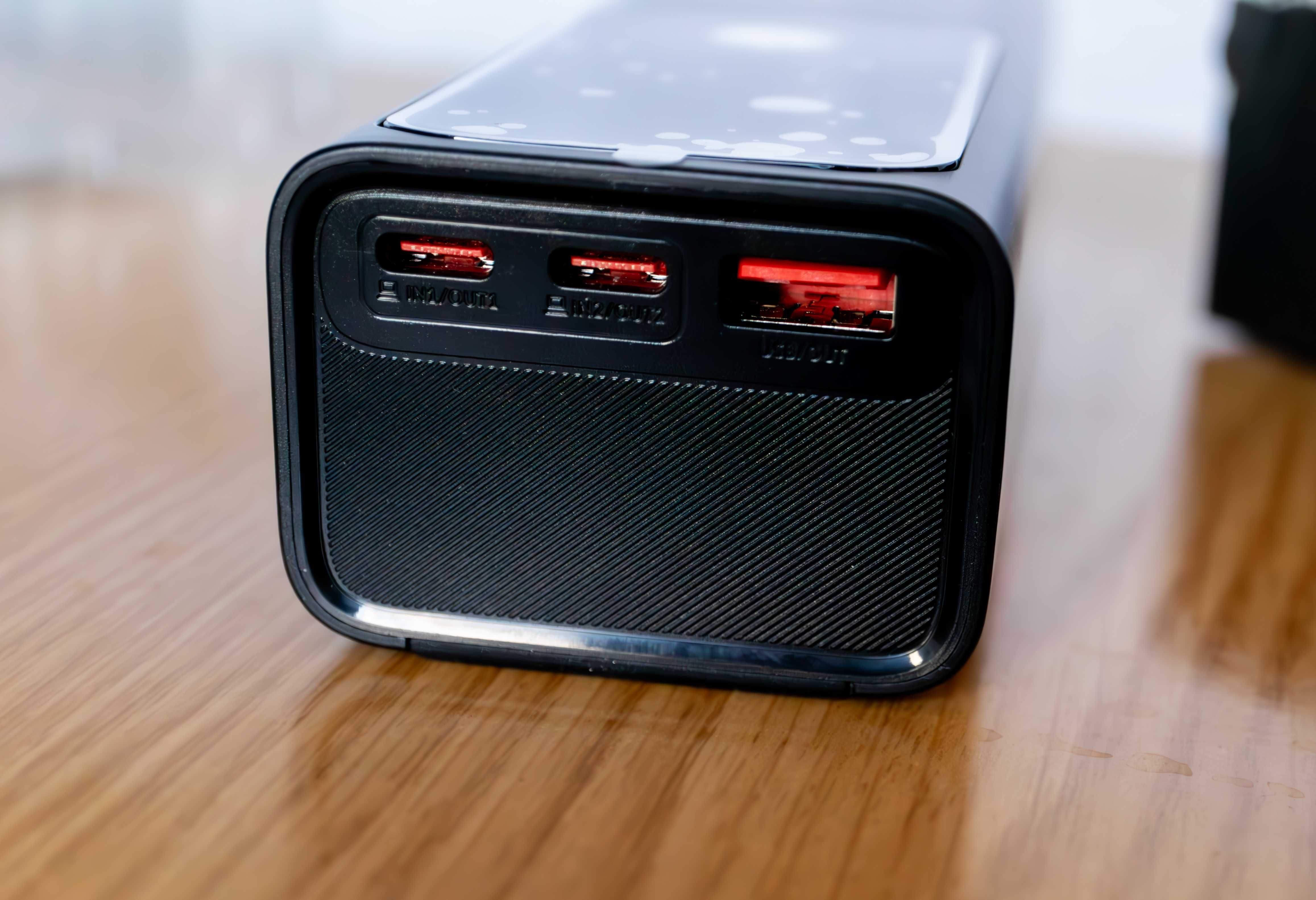 Power Bank QOOVI 100W 20000 мАг, потужний для ноутбуків, планшетів тел