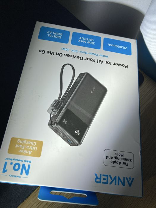 павербанк anker 20000 mAh 30w