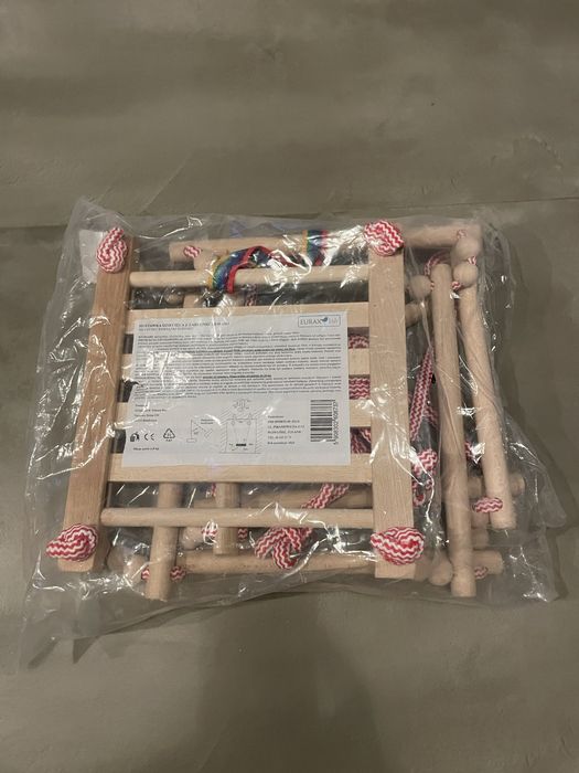 Huśtawka drewniana dla dzieci