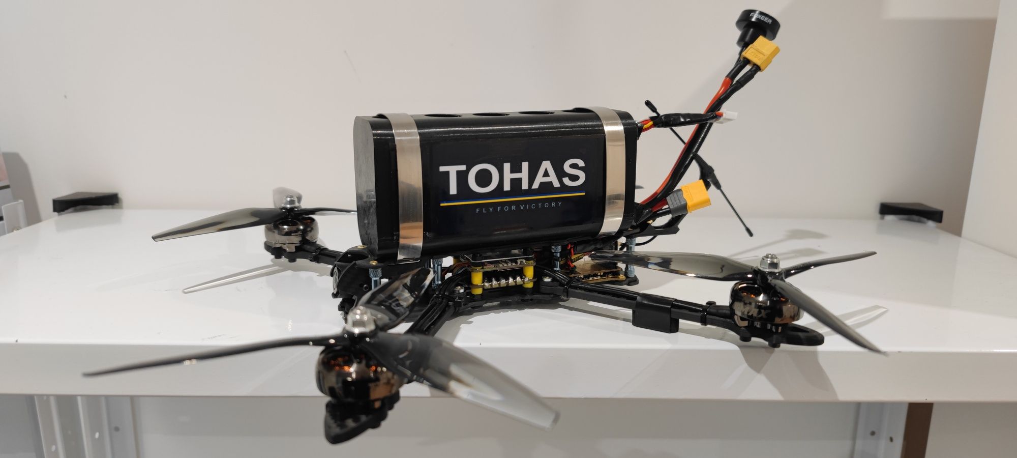 FPV drone дрон 7" камікадзе "TOHAS-BORSH". Серійна.
