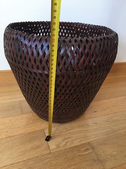 2 Vasos de vime castanho chocolate, IKEA