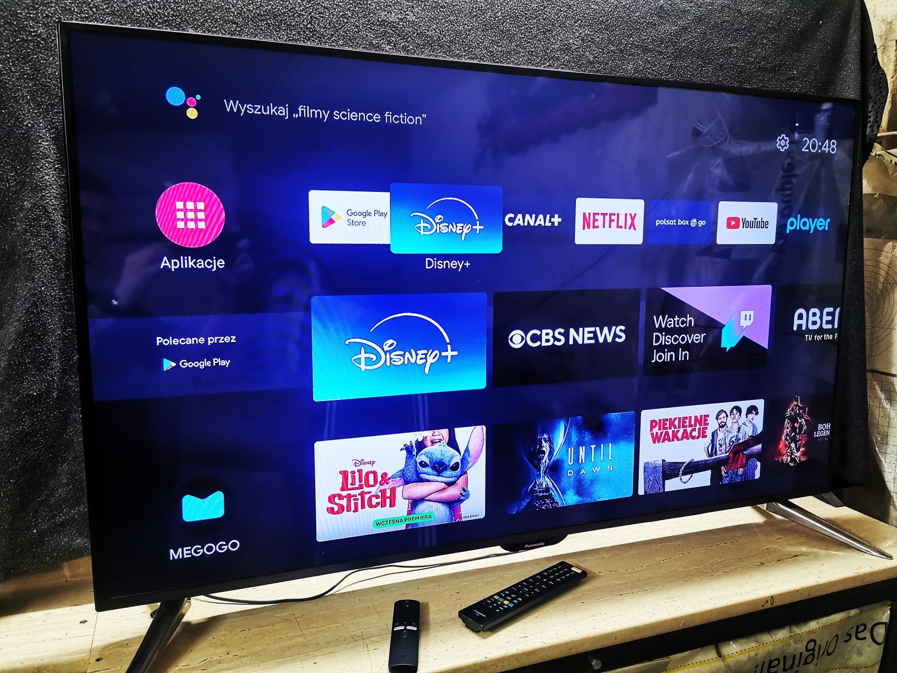 55 " Panasonic Smart tv Android 100hz 3d netflix youtube telewizor led