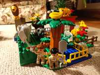 Duże zoo LEGO Duplo oraz duży zestaw klocków z domkiem