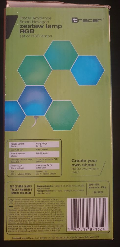 Tracer zestaw lamp RGB