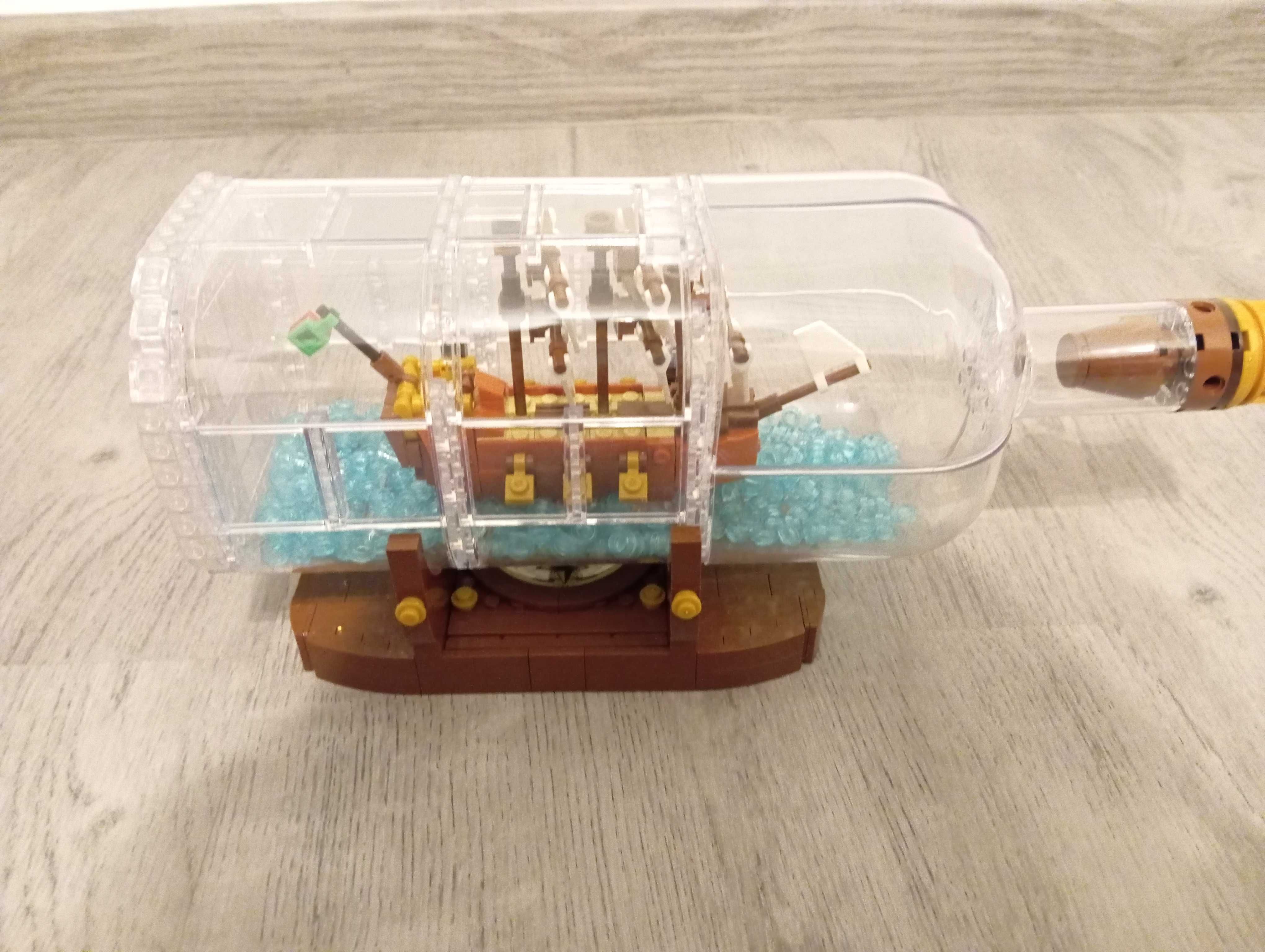 Statek w butelce - klocki LEPIN. Odpowiednik LEGO 92177.