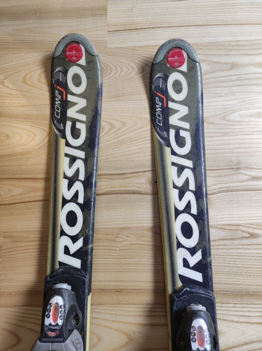 Narty Rossignol junior 120cm z wiązaniami Rossignol