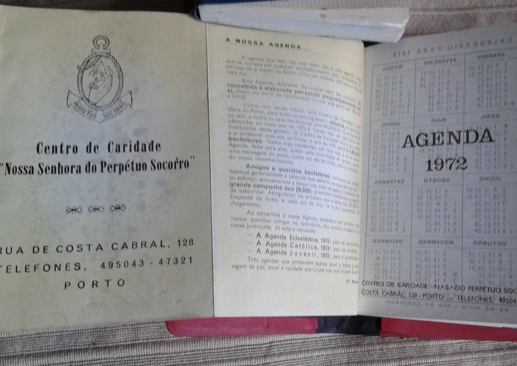 Agendas de bolso vintage - Sobrinca e Freicar - 1971 e 1972
