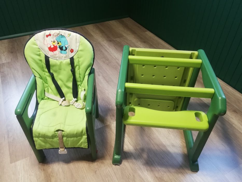Krzesło krzesełko do karmienia plus stolik