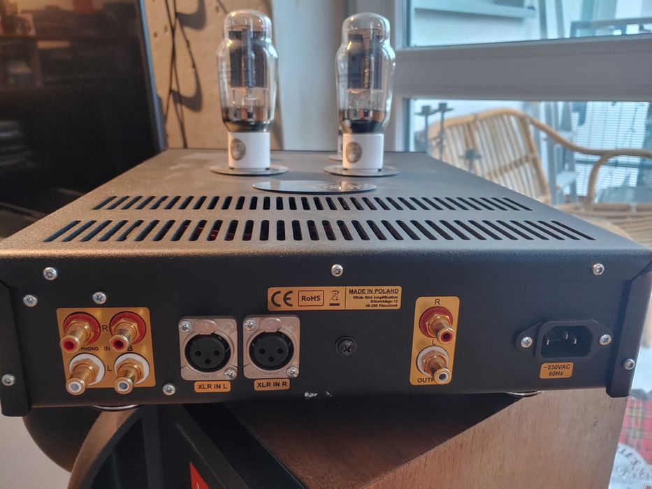 Preamp lampowy WBA Blazebird dual mono 2A3 z pre phono + PILOT!!