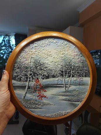 Шикарная картина зимний лес