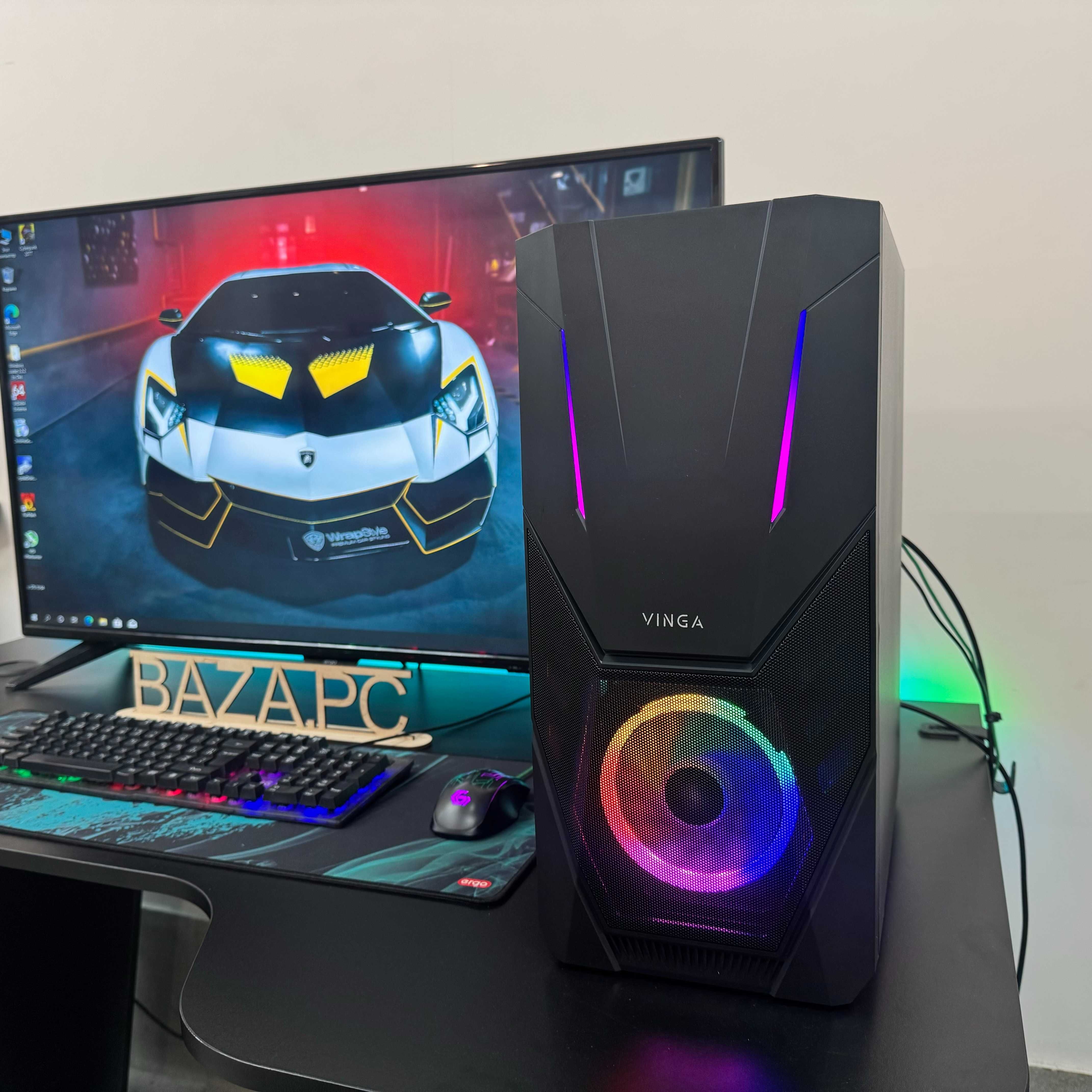 Компютер Новый Ryzen 5 4500, 16GB DDR4, Gigabyte RX 570, SSD 480GB