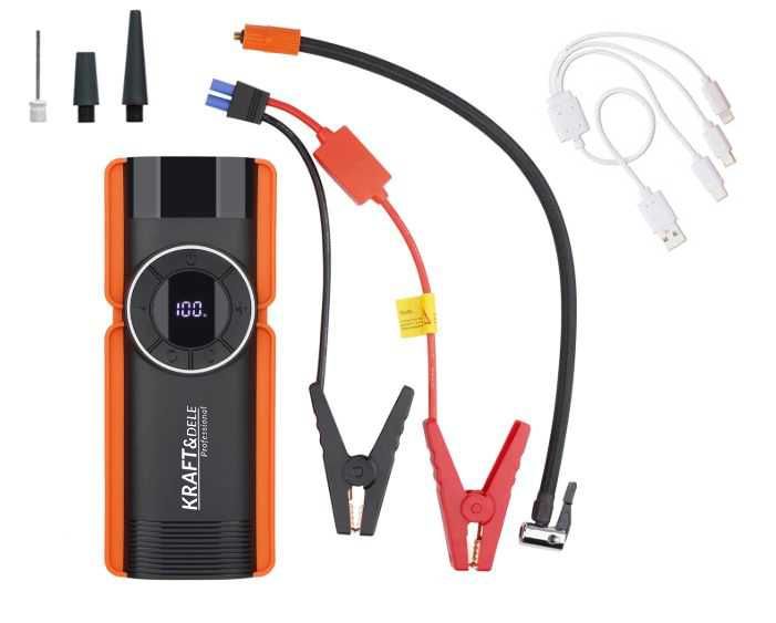 KRAFT&DELE Powerbank Jump Starter Do Akumulatora 1200a 10ah KD5492