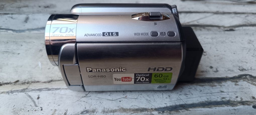 Kamera Panasonic SDR H80 plus aparat i torba