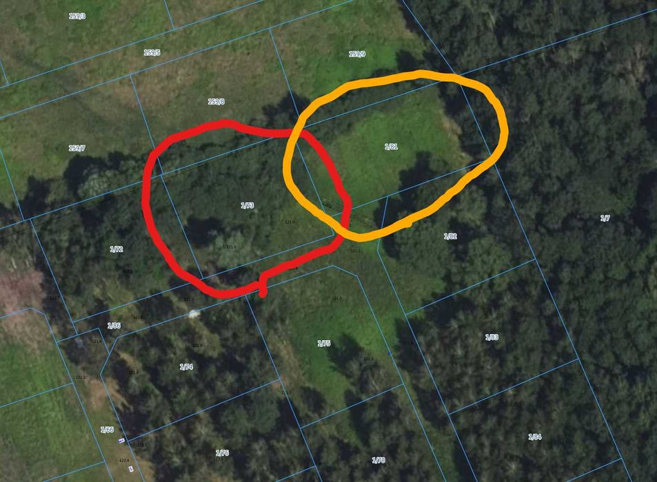 Działki budowlane 1243 m² i 1200m² – Jaroszowa Wola (cena za 1szt.)