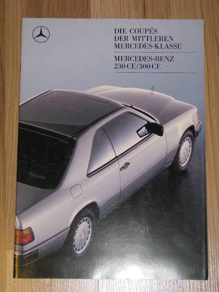 Prospekt Mercedes 124 Coupe 230CE 300CE