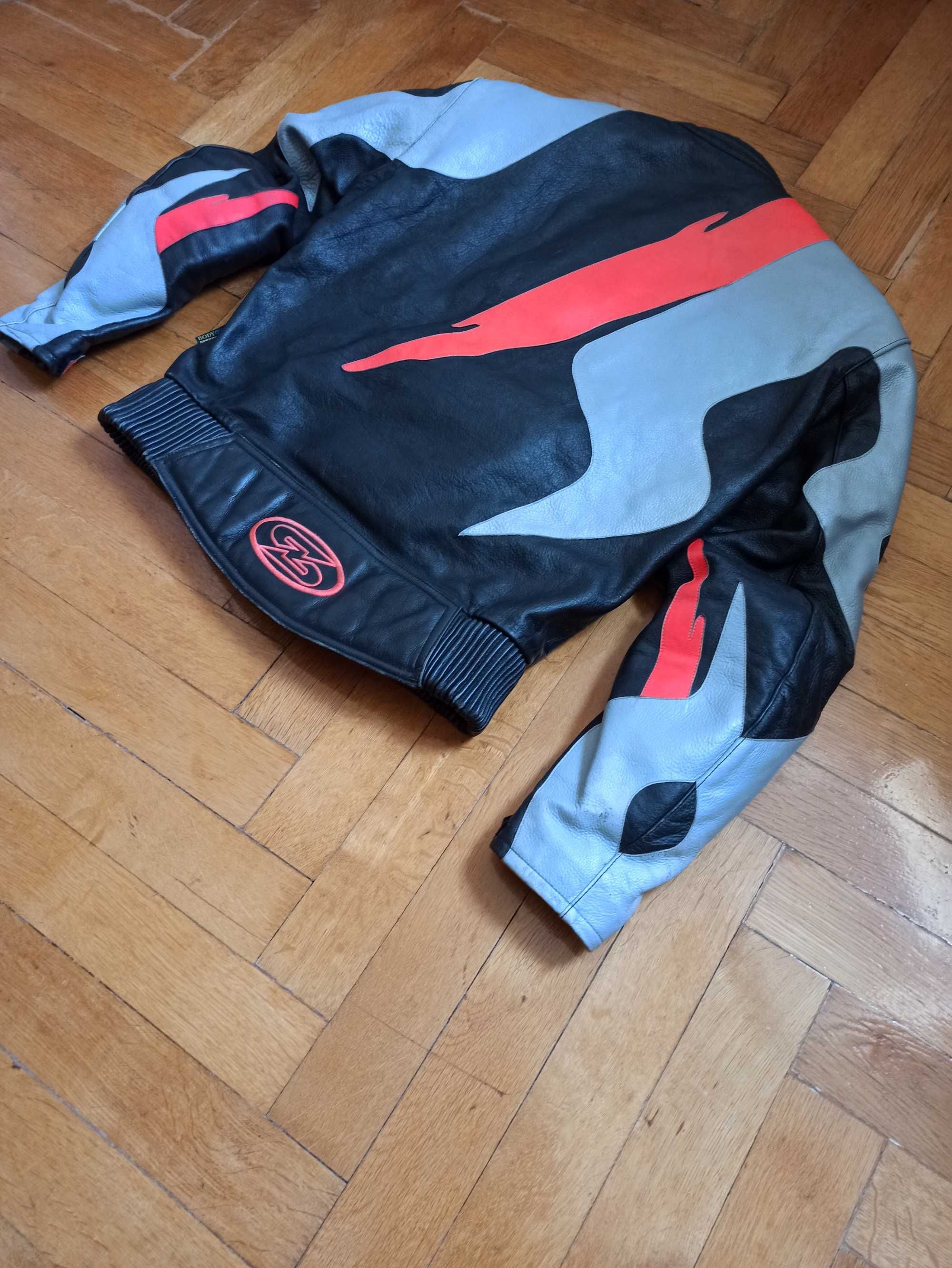 Kurtka motocyklowa skórzana Swift rozmiar M