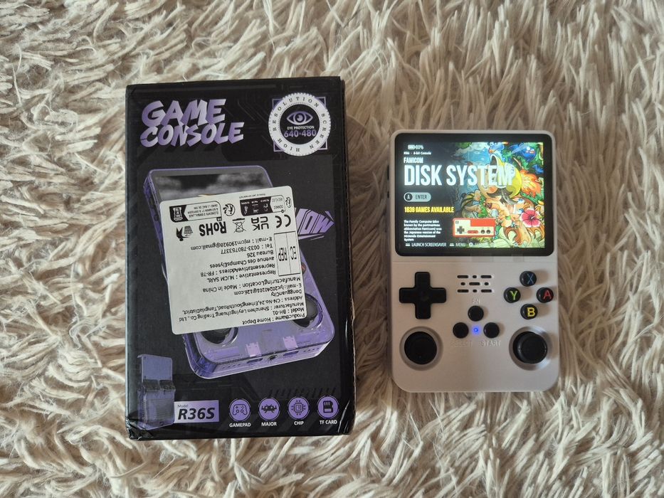 Konsola R36S 3.5 cala 128 GB 20k gier PS1 GB PSP GBA N64 i inne