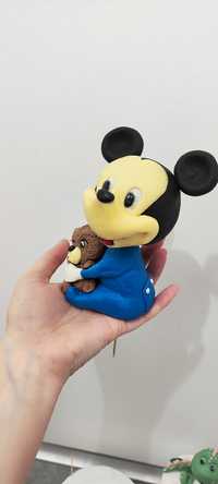 Mickey Mouse myszka Miki dekoracja z masy cukrowej na tort