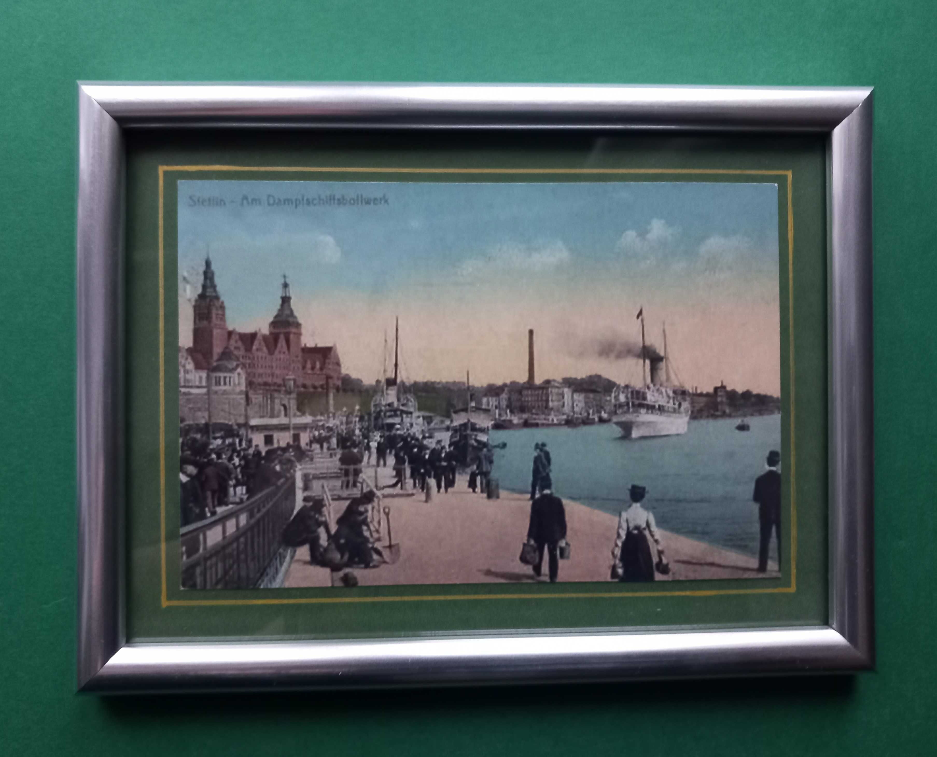 Stettin / Szczecin ok.1909r. – reprodukcja ze starej widokówki 20x15cm