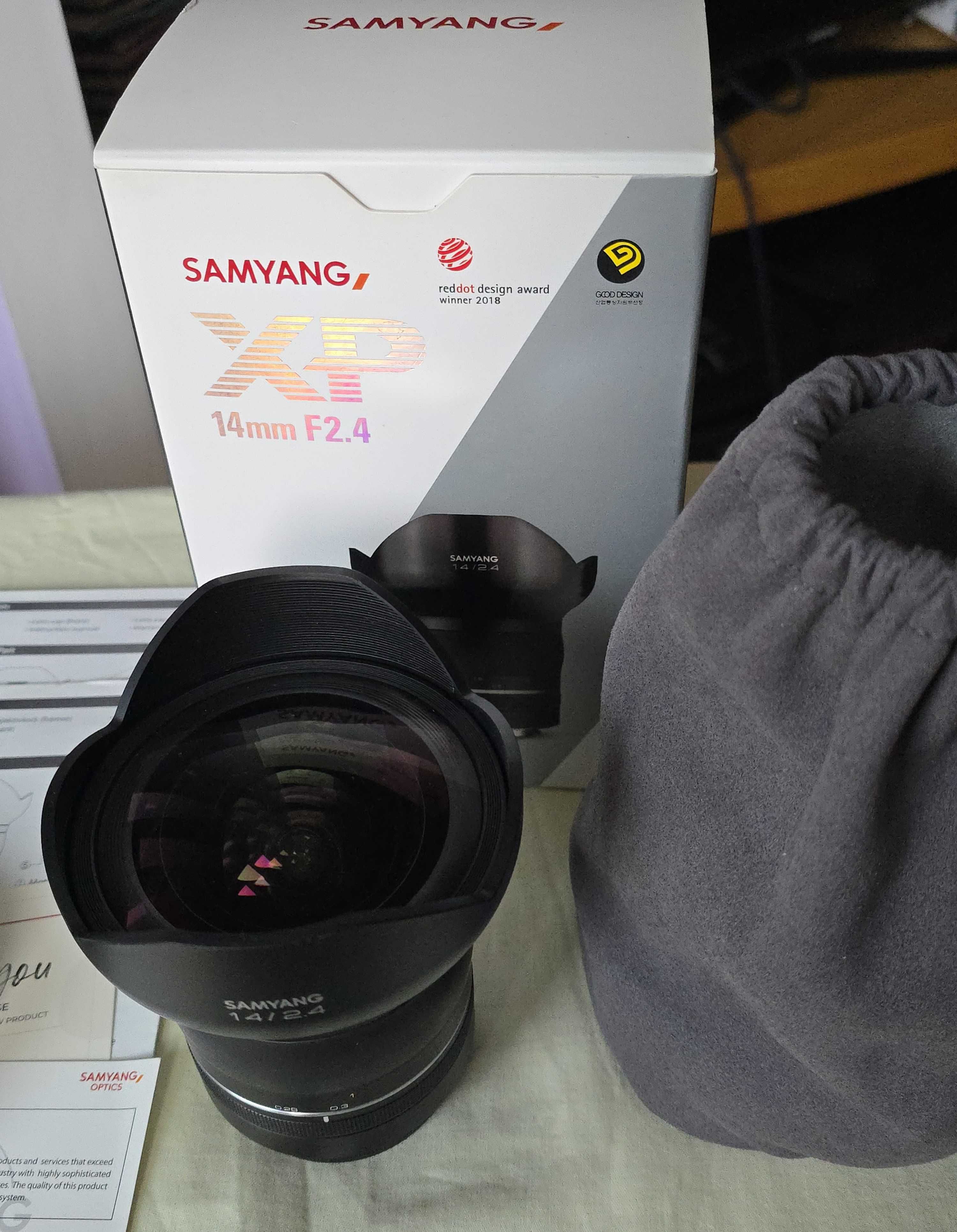 Samyang Premium XP 14mm f/2,4 canon EF