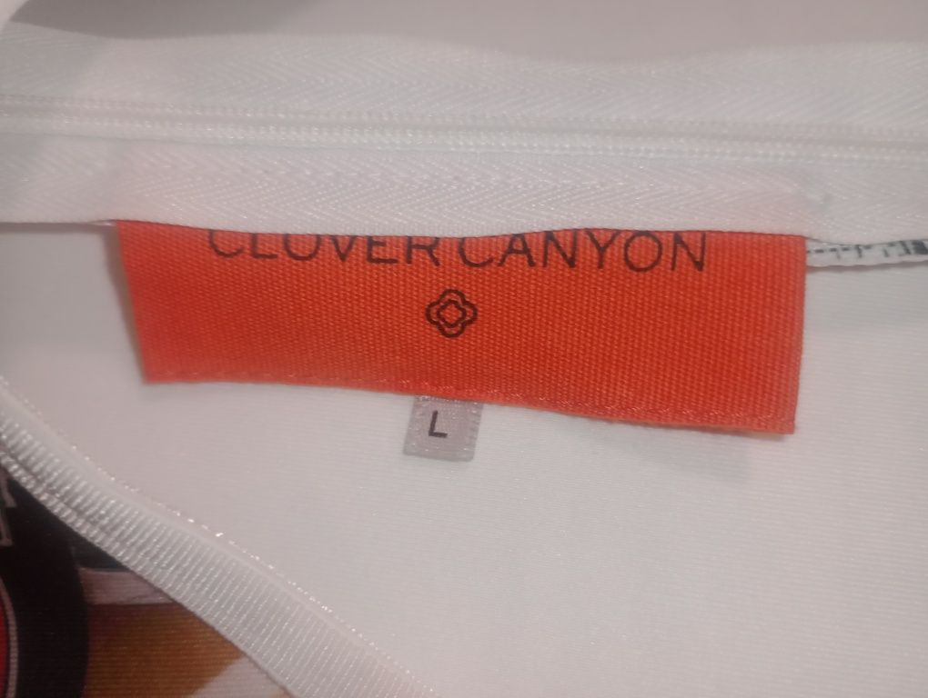 Sukienka Clover Canyon L nietuzinkowa ołówkowa