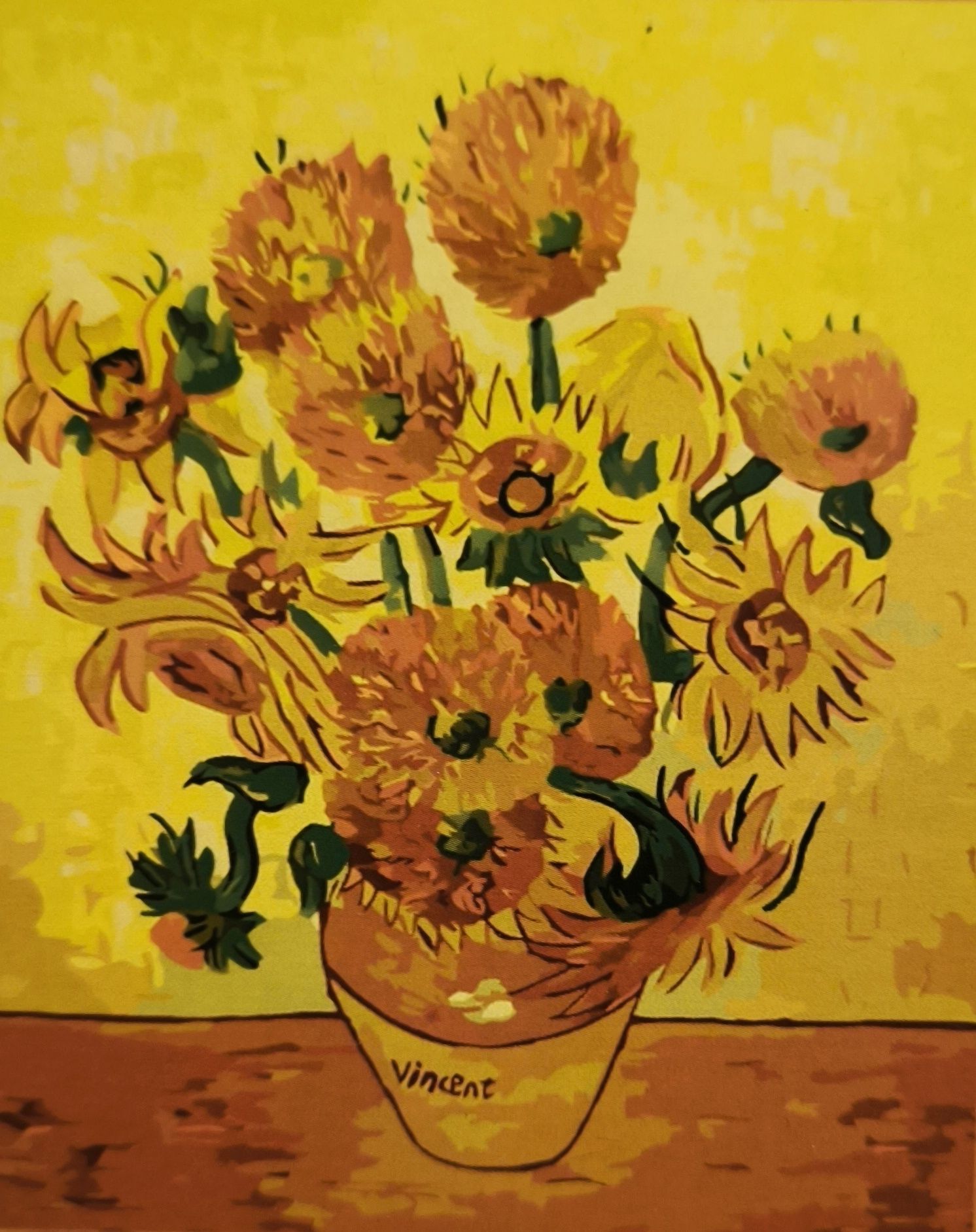 Obraz do malowania po numerach Słoneczniki Van Gogha