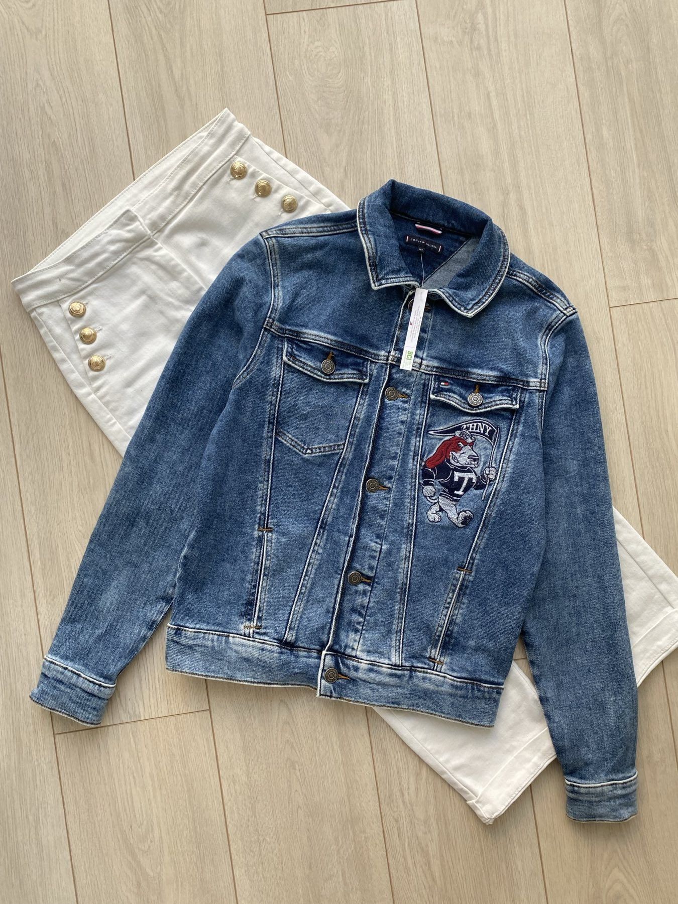 Tommy hilfiger джинсова куртка, джинсовый пиджак, джинсовка