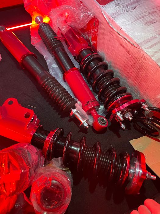 Койловеры MaXpeedingrods (красные) (Honda Civic 4D)