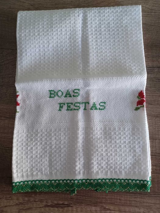 pano de cozinha bordado
