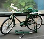 Modelo de Bicicleta de 19cm para Montar, Simulação de Liga.