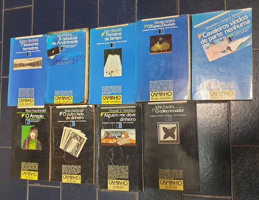 Livros antigos coleção caminho