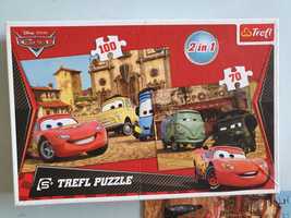 Puzzle Cars podwójne 100+70