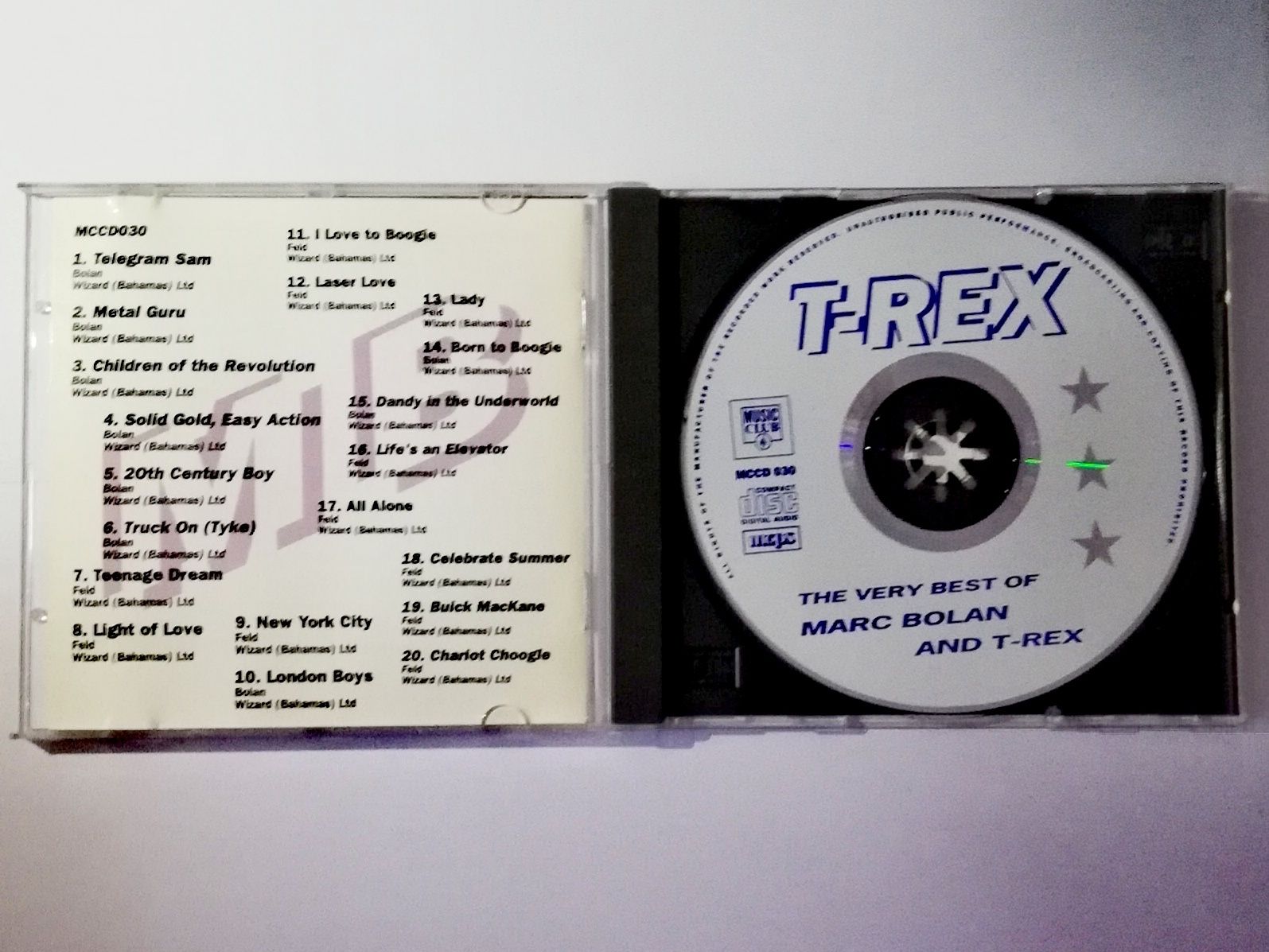 T. Rex The Very Best of Marc Bolan and T. Rex - płyta CD