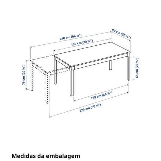 Mesa EKEDALEN Ikea + 4 cadeiras INGOLF