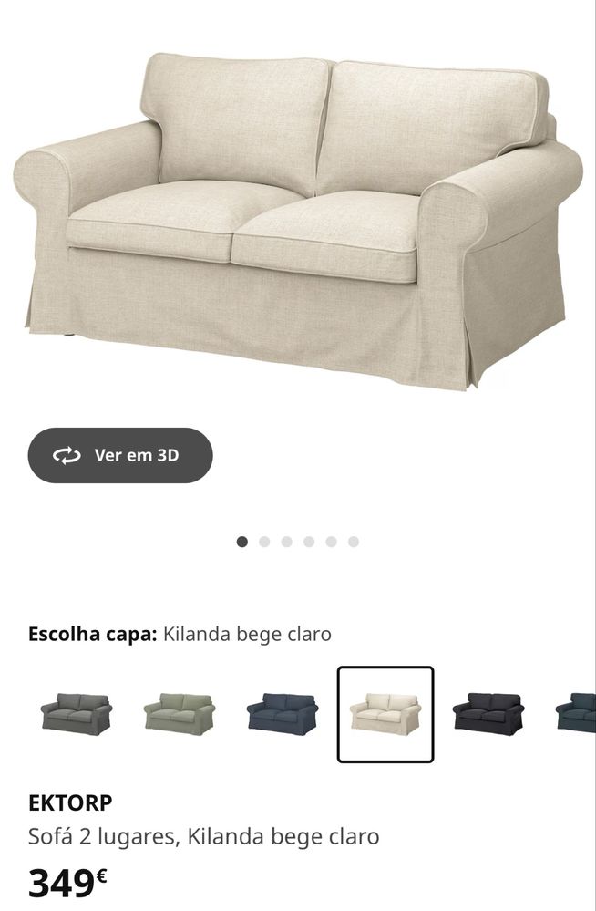 Sofá IKEA Ektorp
