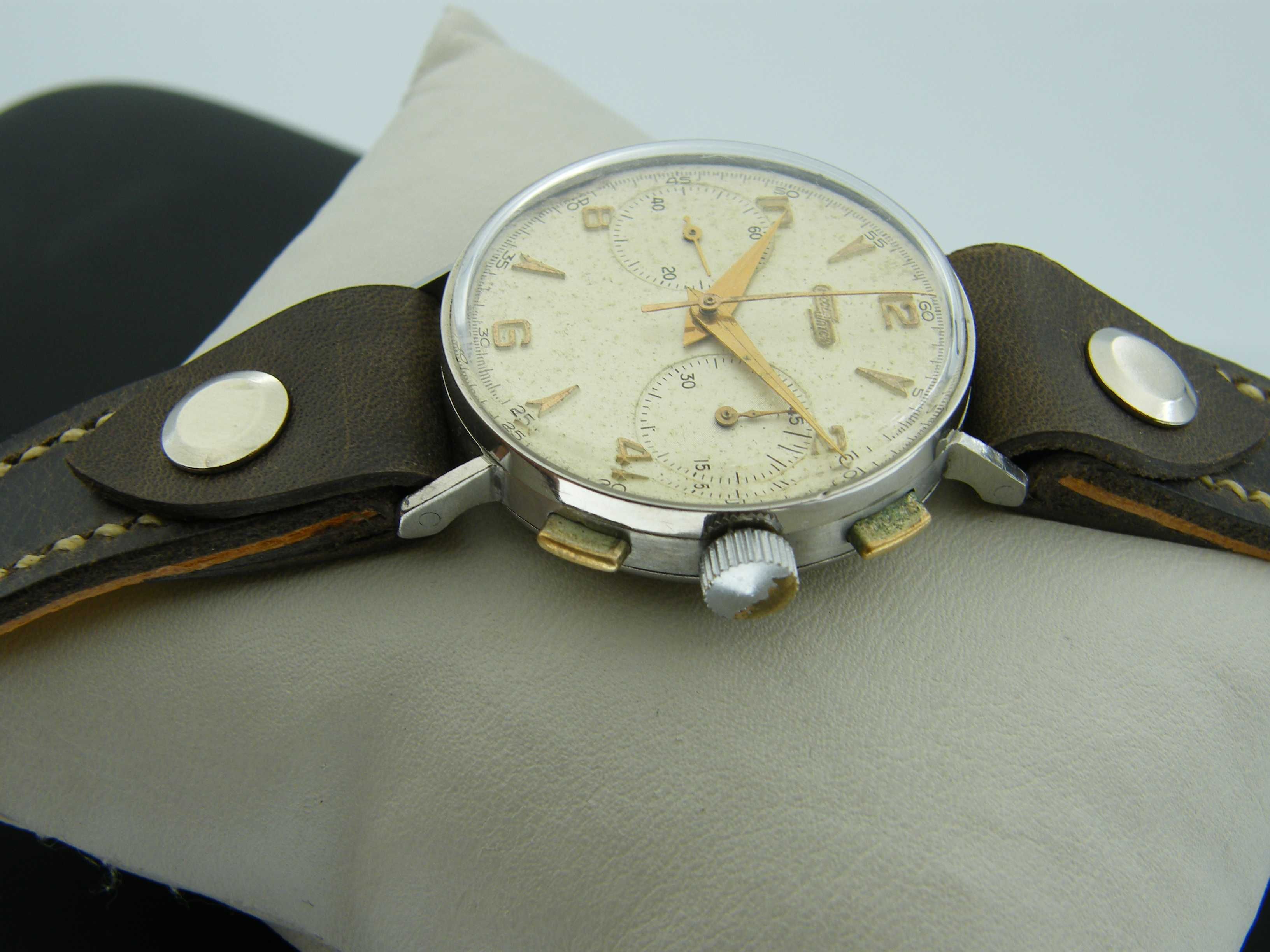 Nicolet Watch Chronograph Vintage Cal. Valjoux 22