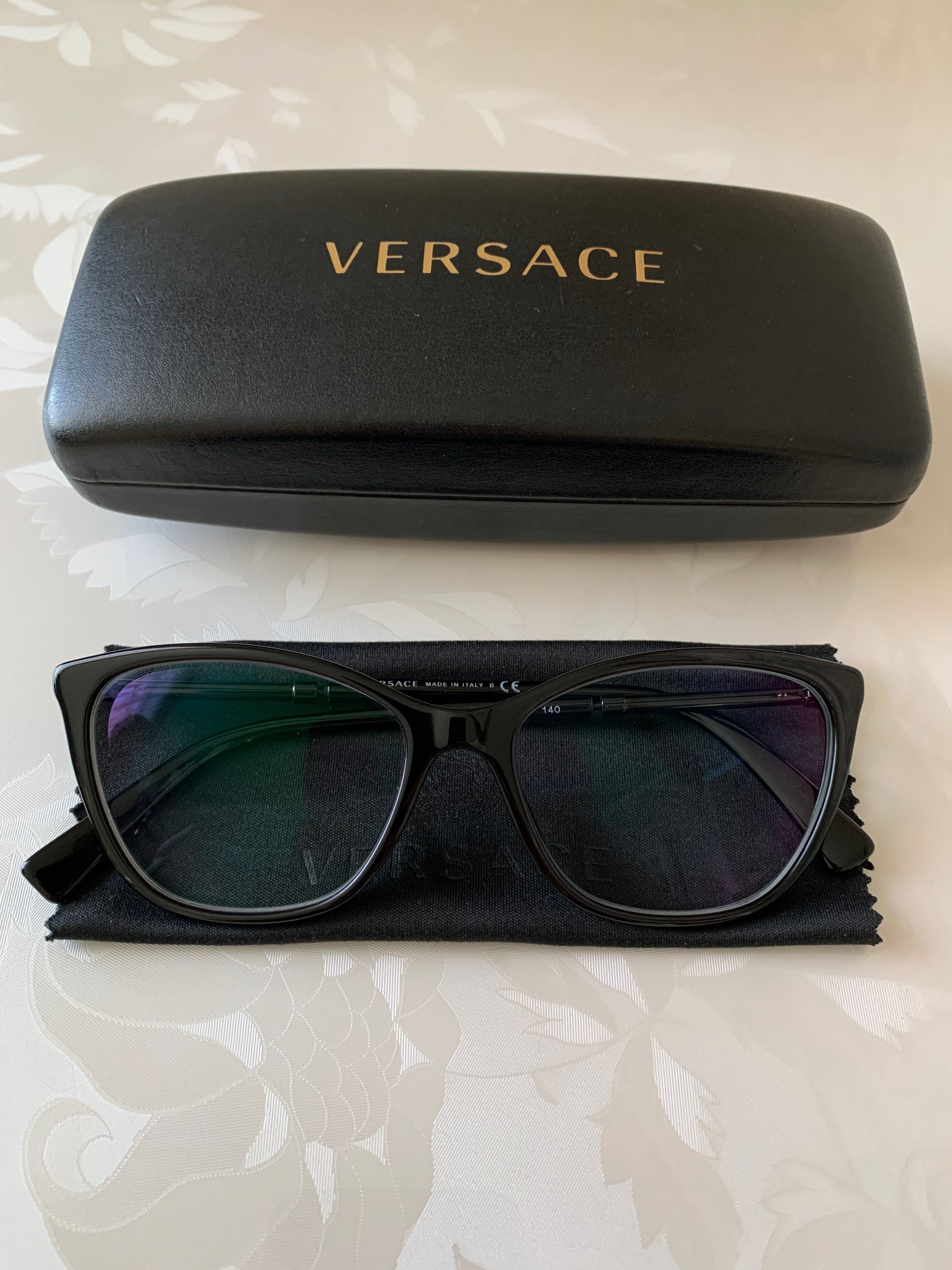 Оправа оптична, окуляри VERSACE форми котяче око