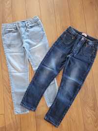 10 calvin klein 140 Jeansy + youngStyle 134 jeansy