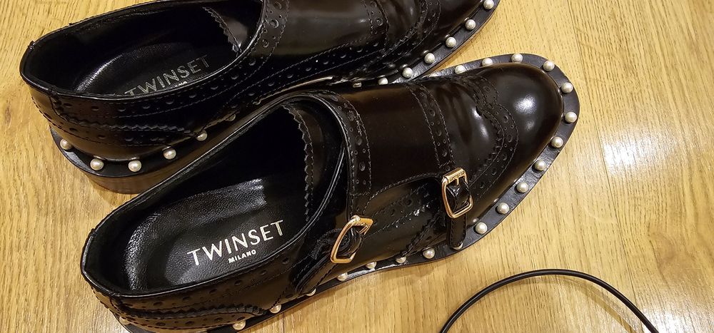 Лоферы/мокасины/туфли/балетки/туфлі/лофери Twinset 37р.