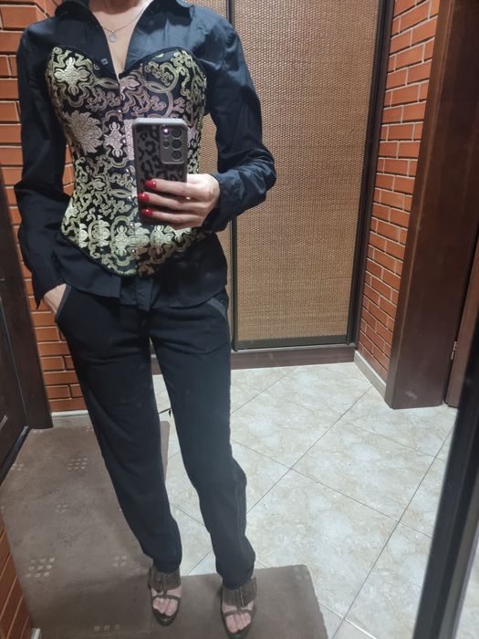 Корсет з парчі s-xl