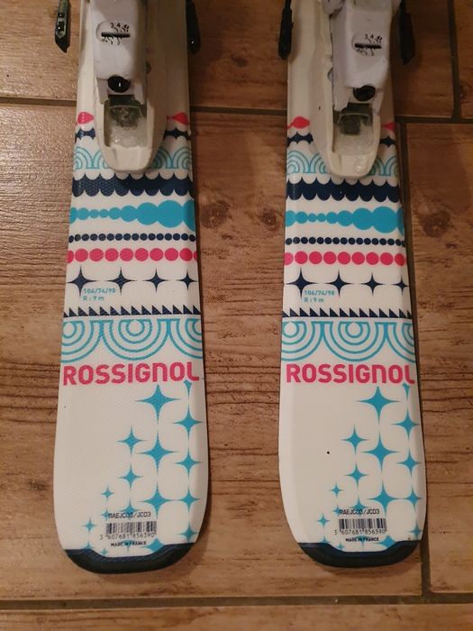 Zestaw narty 116 i buty narciarskie 225mm (34)