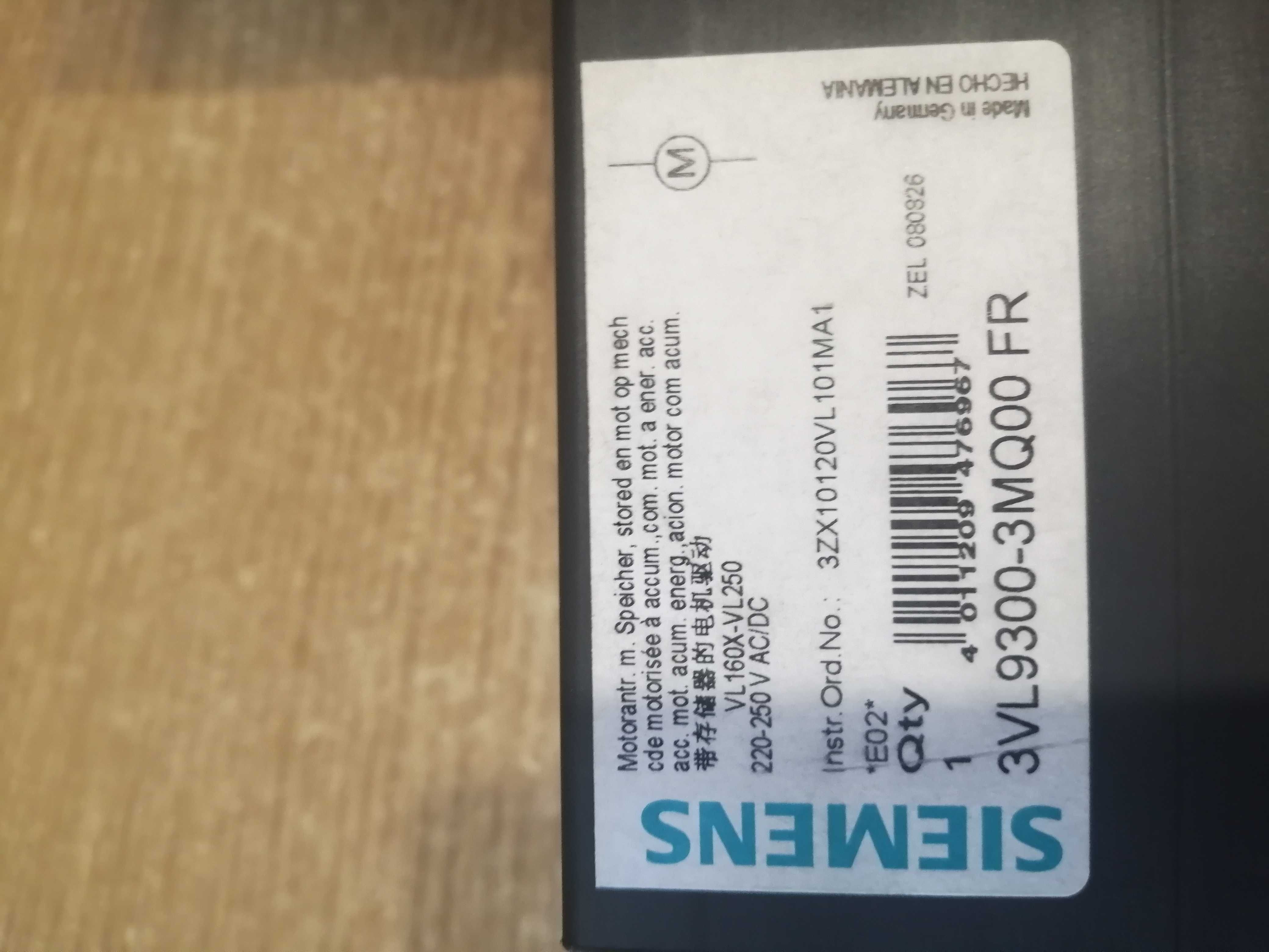 автоматичний вимикач Siemens 3VL9300-3MQ00 FR 160ам. рубильник автомат