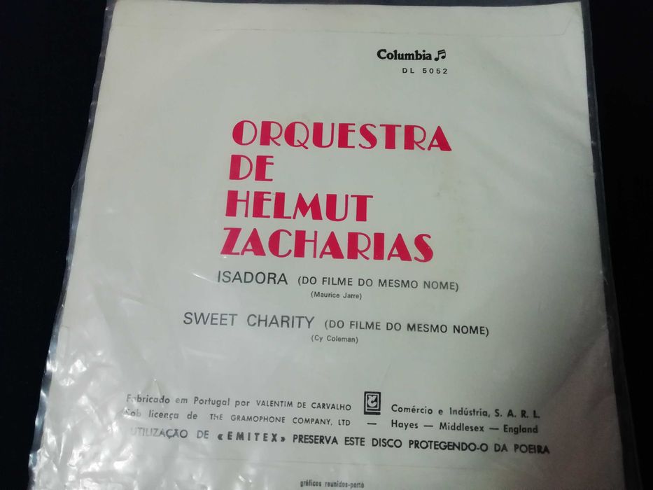 Vinil - Orquestra de Helmut Zacharias | Isadora / Sweet Charity