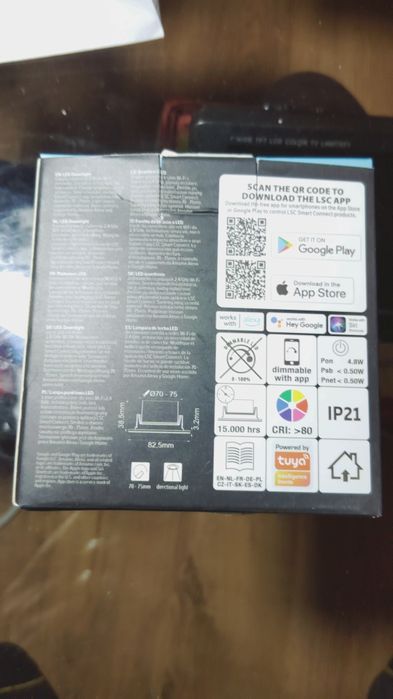 Podsufitowa smart żarówka