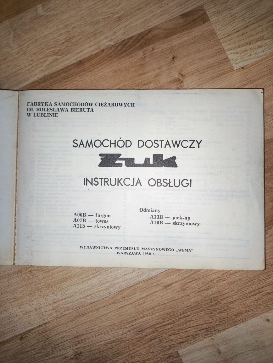 Orginalna książka budowy Żuka + Instrukcja obsługi + 2x schematy