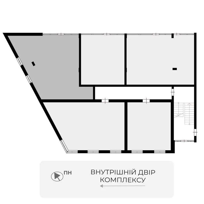 Продаж комерційного приміщення 73.7 м² у ЖК Grand Hills - GHK 301