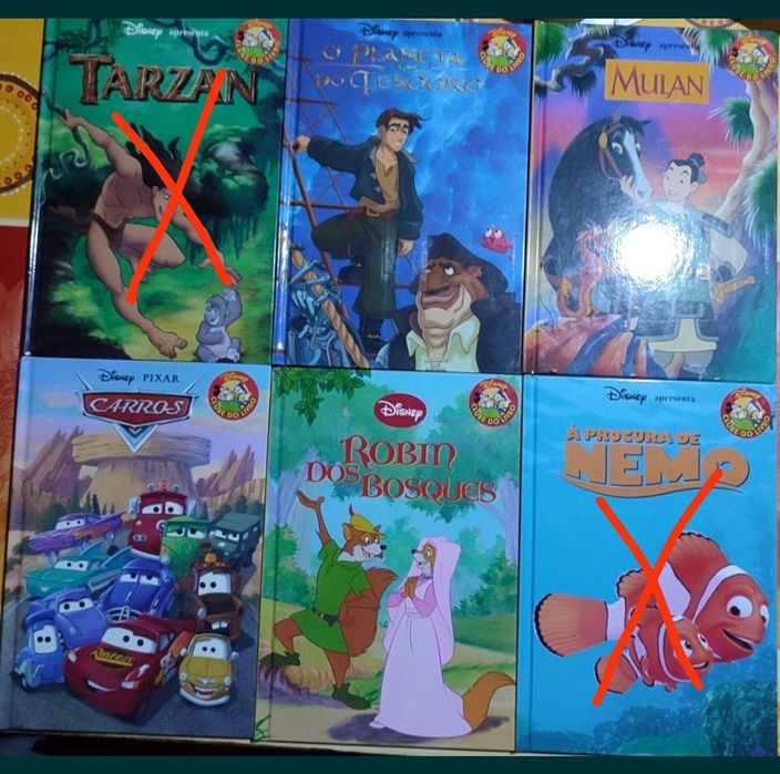 Livros "Clube do Livro Disney"