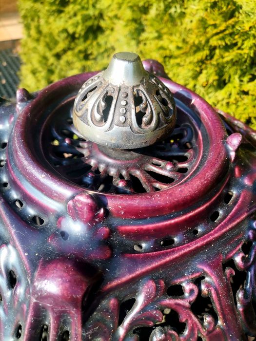 Kominek żeliwny z przełomu XIX i XX wieku - Bretania