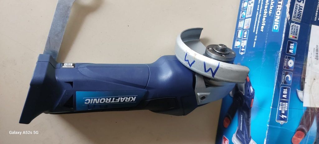 Szlifierka kątowa Kraftronic Einhell 18v/115